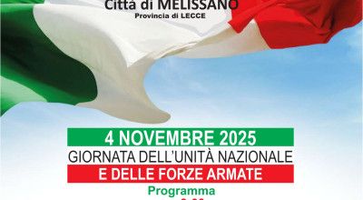 4 novembre Giornata dell'Unità Nazionale e delle Forze Armate