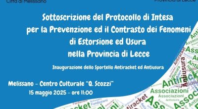  Sottoscrizione del Protocollo d’Intesa per la prevenzione ed il contrasto ...
