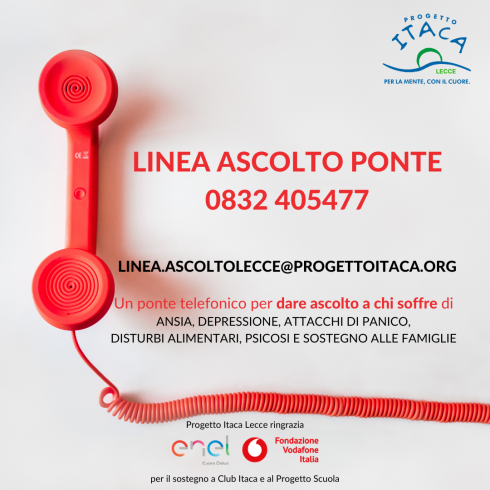 Line ascolto Progetto Itaca