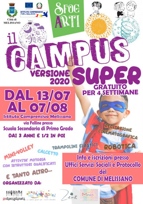 CAMPUS ESTIVO 2020 SfogArti