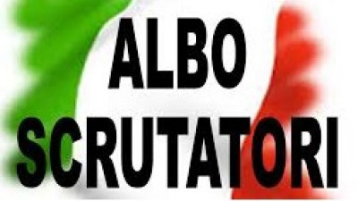 Domanda di iscrizione nell'albo degli scrutatori 