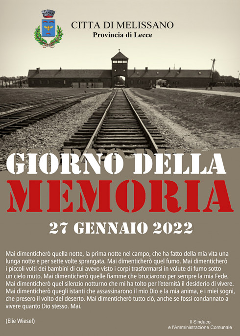 27 gennaio Giorno della memoria